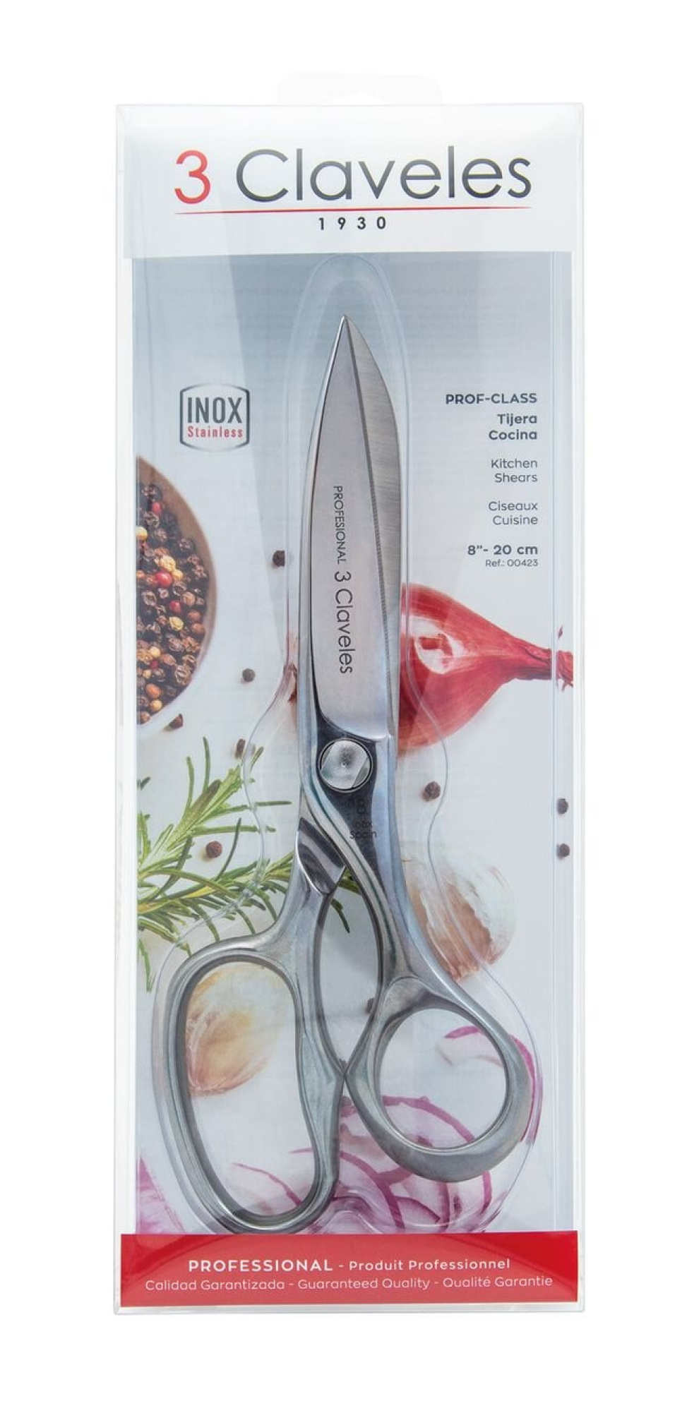 Køkkensaks i rustfrit stål, Prof-Class - 3 Claveles