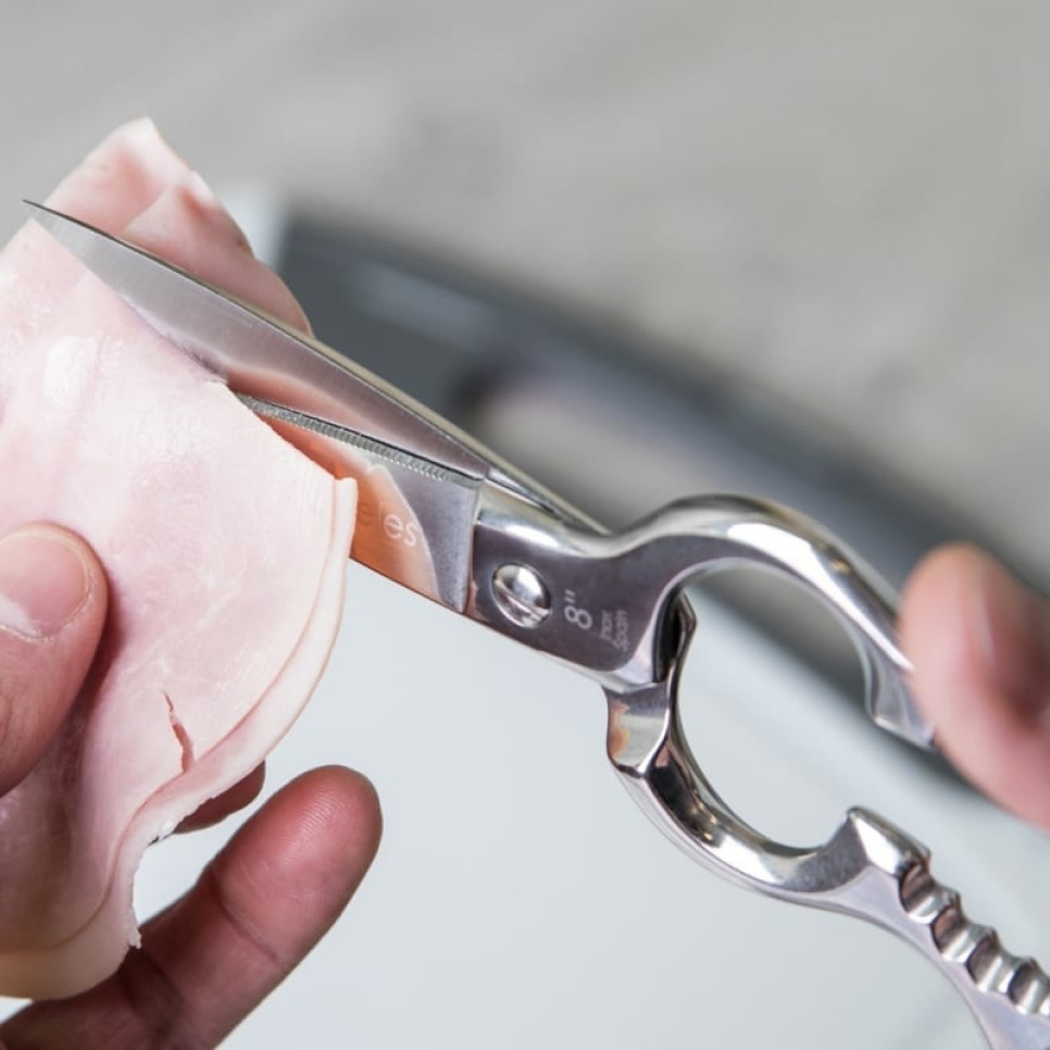 Professionel køkkensaks i rustfrit stål, Blå - 3 Claveles Professionel køkkensaks i rustfrit stål, Blå - 3 Claveles