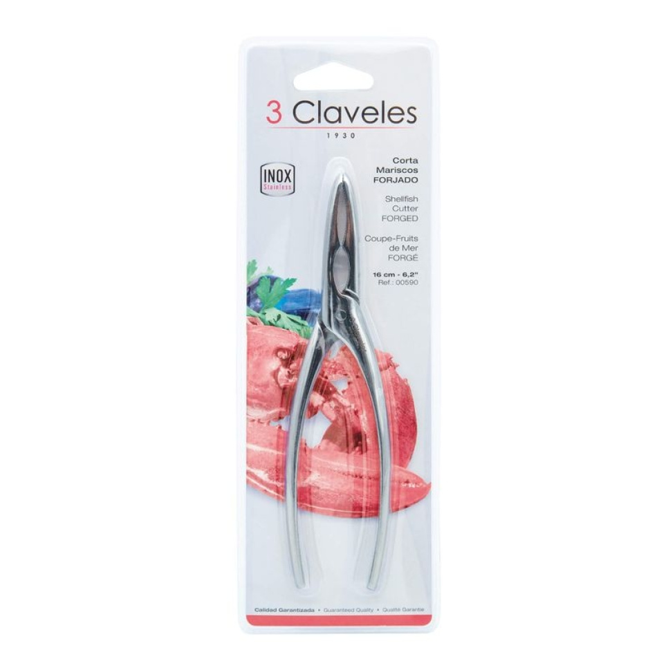 Skaldyrssaks, 16 cm - 3 Claveles