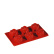 Bageform i silikone, rose, 6 stk - Pavoni