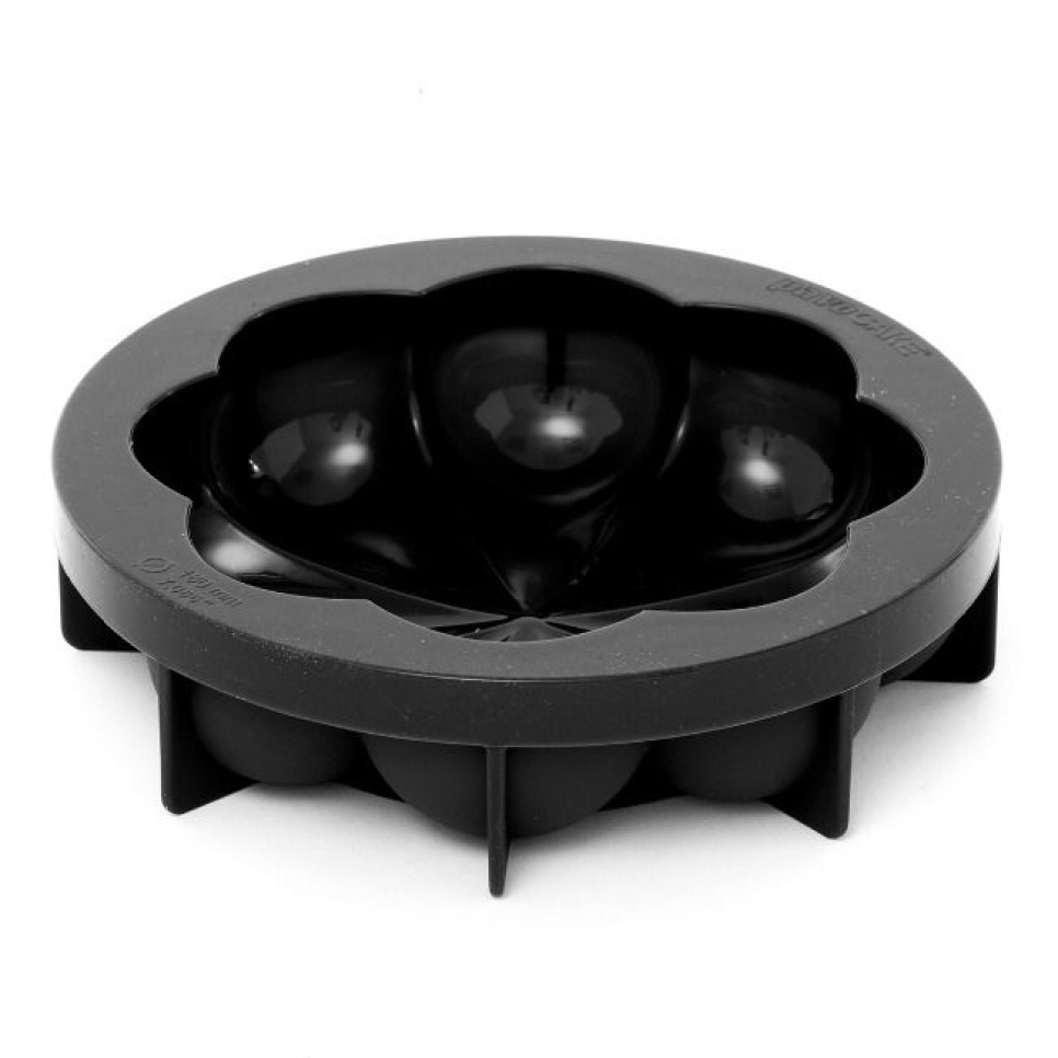 Kageform i silikone 3D -kage, KE015, Bombée, Ø18CM - Pavoni Kageform i silikone 3D -kage, KE015, Bombée, Ø18CM - Pavoni