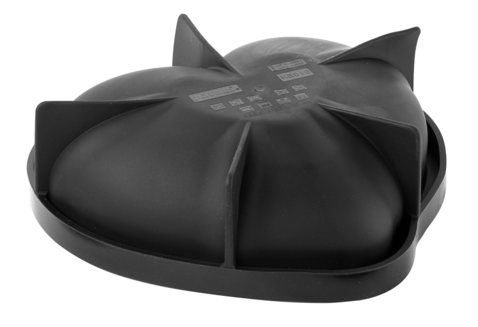 Kageform i silikone 3D -kage, KE016, lidenskab, hjerte - Pavoni