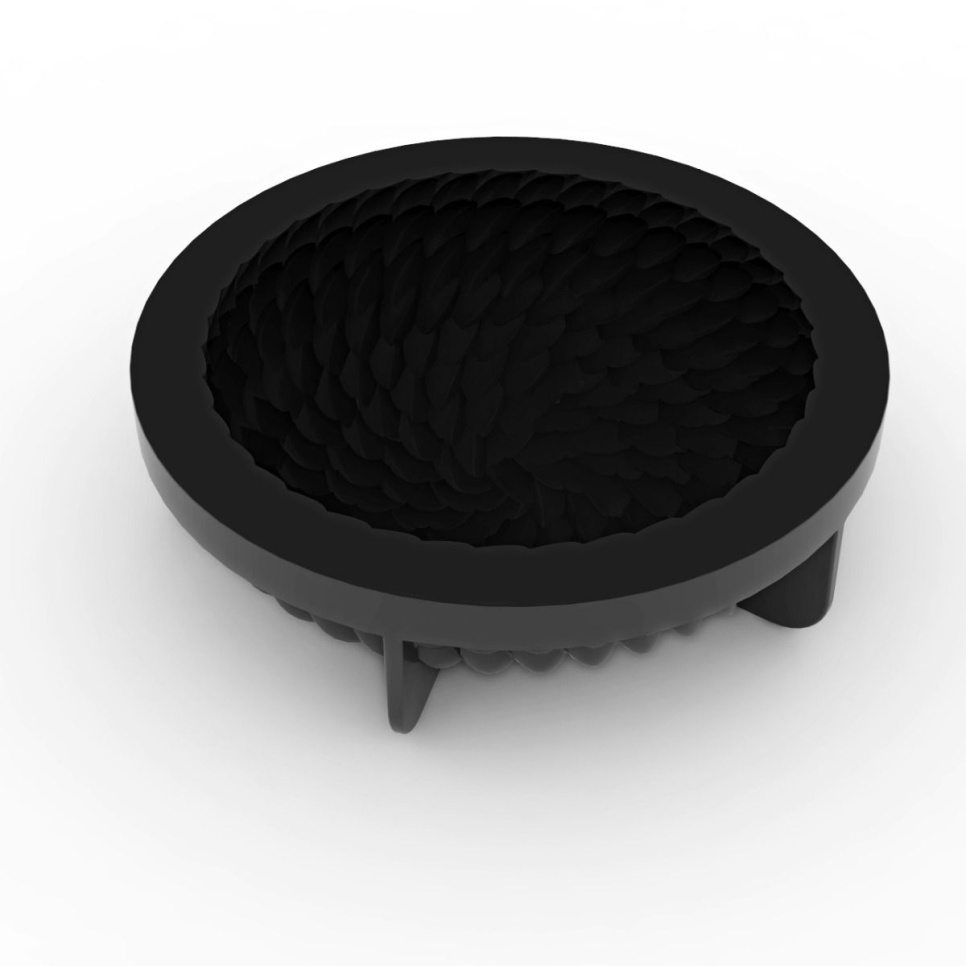 Kageform i silikone 3D-kage, KE074, Facon Saint-Honoré, Ø18CM - Pavoni