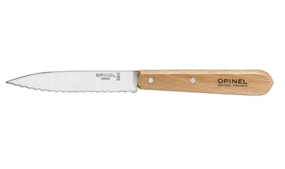 Takket kniv 10 cm, flere farver - Opinel i gruppen Madlavning / Køkkenknive / Knive til alle formål hos The Kitchen Lab (1861-22628)