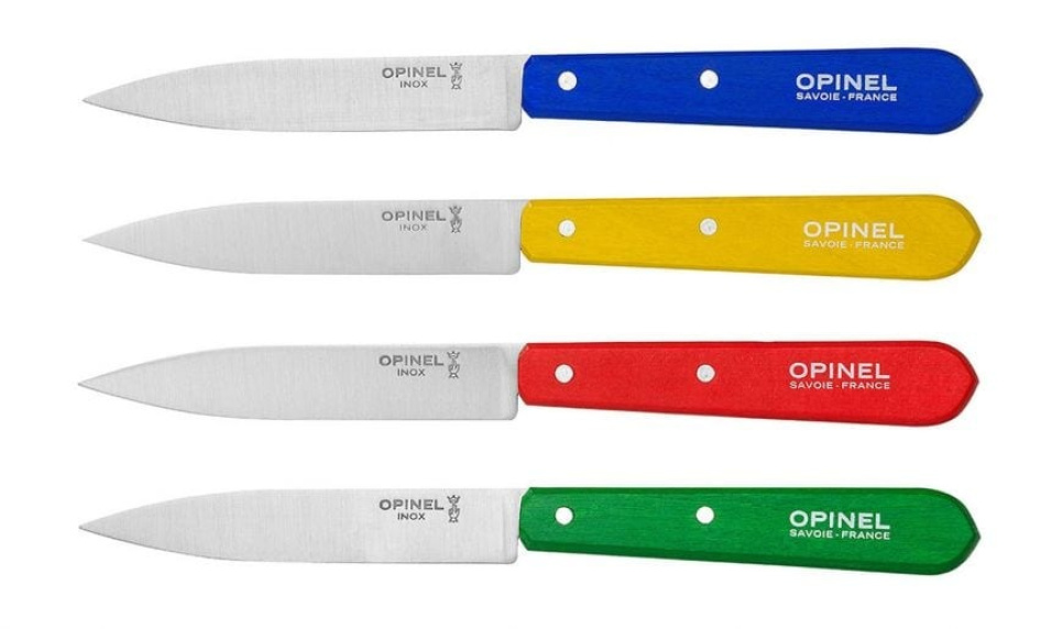 Knivsæt i fire dele, klassiske farver - Opinel i gruppen Madlavning / Køkkenknive / Kniv-sæt hos The Kitchen Lab (1861-22657)