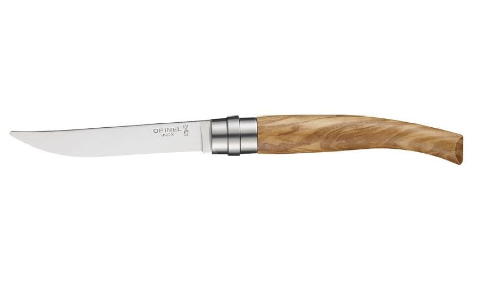 Steakknive, oliventræ, 4-pak - Opinel i gruppen Borddækning / Bestik / Knivar hos The Kitchen Lab (1861-22667)