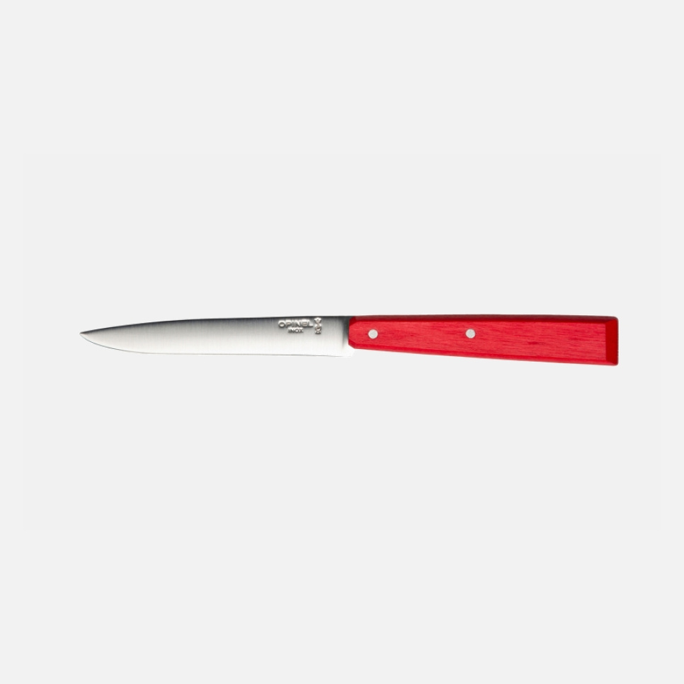 Bon Appetit Bordkniv N°125 Rød - Opinel i gruppen Borddækning / Bestik / Knivar hos The Kitchen Lab (1861-27190)
