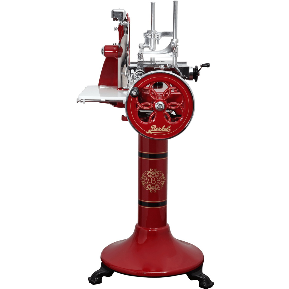 Stativ til skæremaskine P15, rød med gulddekoration - Berkel i gruppen Køkkenmaskiner / Skæring & Slibning / Skæremaskiner / Tilbehør til skæremaskiner hos The Kitchen Lab (1870-22937)