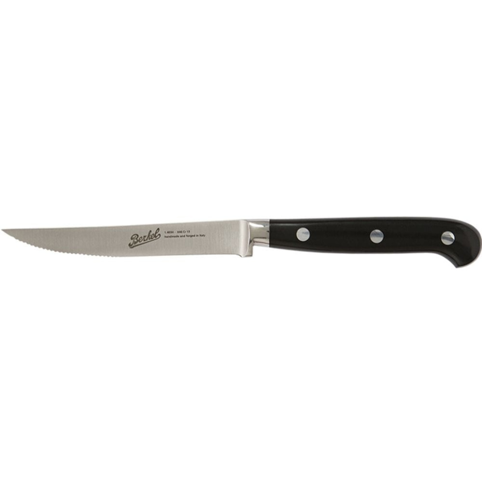 Tækket bøfkniv, 11 cm, Adhoc Glossy Black - Berkel i gruppen Madlavning / Køkkenknive / Andre knive hos The Kitchen Lab (1870-23927)