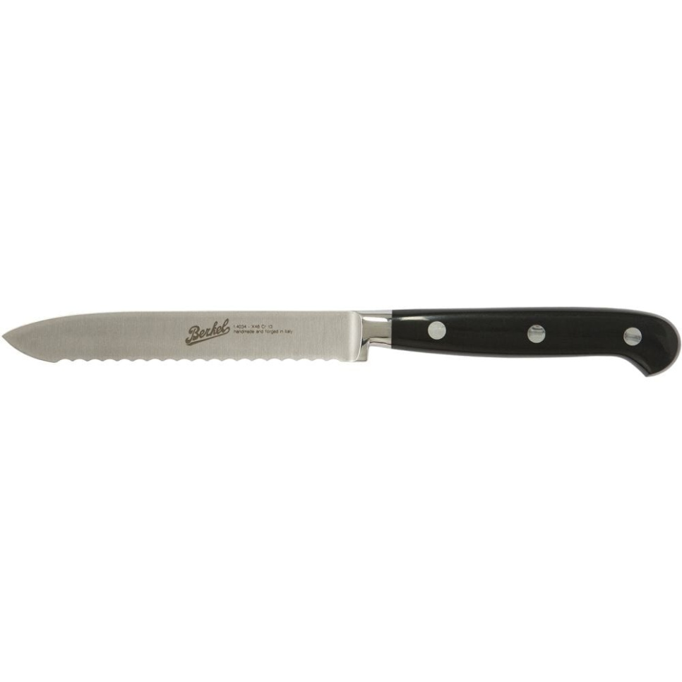 Brugskniv, 12 cm, Adhoc Glossy Black - Berkel i gruppen Madlavning / Køkkenknive / Knive til alle formål hos The Kitchen Lab (1870-23928)