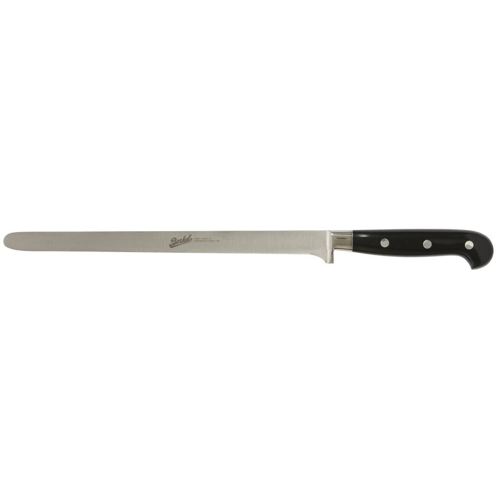Skinkekniv, 26 cm, Adhoc Glossy Black - Berkel i gruppen Madlavning / Køkkenknive / Lakse & skinke knive hos The Kitchen Lab (1870-23934)