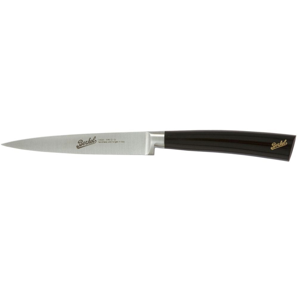 Skærekniv, 11 cm, Elegance Glossy Black - Berkel i gruppen Madlavning / Køkkenknive / Skæreknive hos The Kitchen Lab (1870-23939)