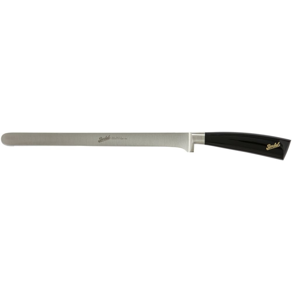 Skinkekniv, 26 cm, Elegance Glossy Black - Berkel i gruppen Madlavning / Køkkenknive / Lakse & skinke knive hos The Kitchen Lab (1870-23950)