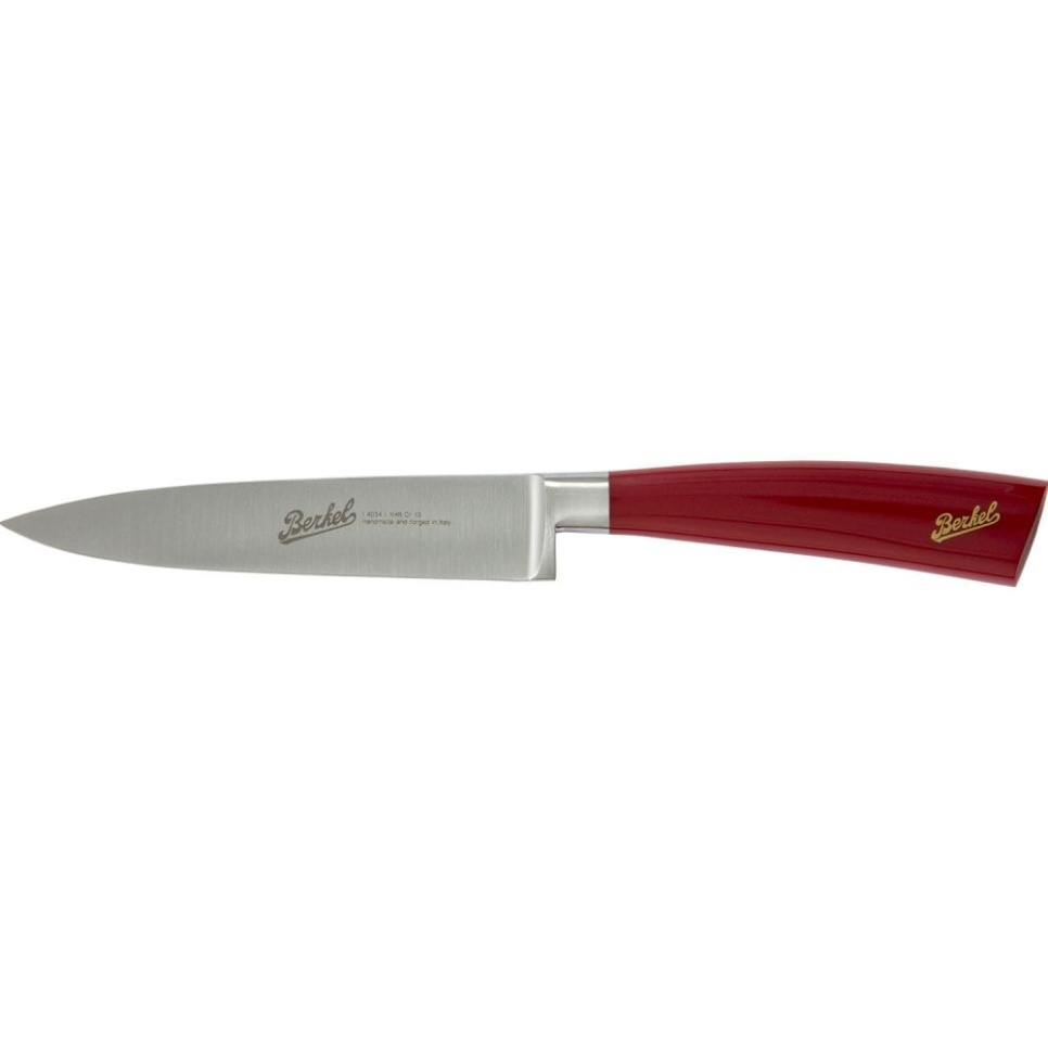 Kokkekniv, 16 cm, Elegance Rød - Berkel i gruppen Madlavning / Køkkenknive / Kokkeknive hos The Kitchen Lab (1870-23961)