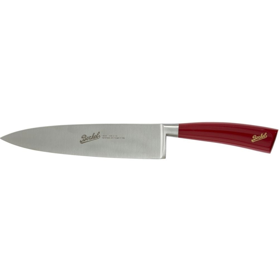 Kokkekniv, 20 cm, Elegance Rød - Berkel i gruppen Madlavning / Køkkenknive / Kokkeknive hos The Kitchen Lab (1870-23962)