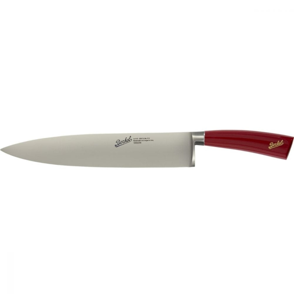 Kokkekniv, 25 cm, Elegance Rød - Berkel i gruppen Madlavning / Køkkenknive / Kokkeknive hos The Kitchen Lab (1870-23963)