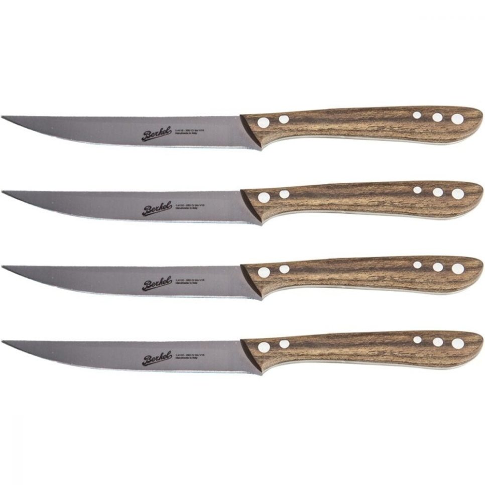 Bøfknive, 4-pak, Maxi palisander - Berkel i gruppen Madlavning / Køkkenknive / Kniv-sæt hos The Kitchen Lab (1870-23994)
