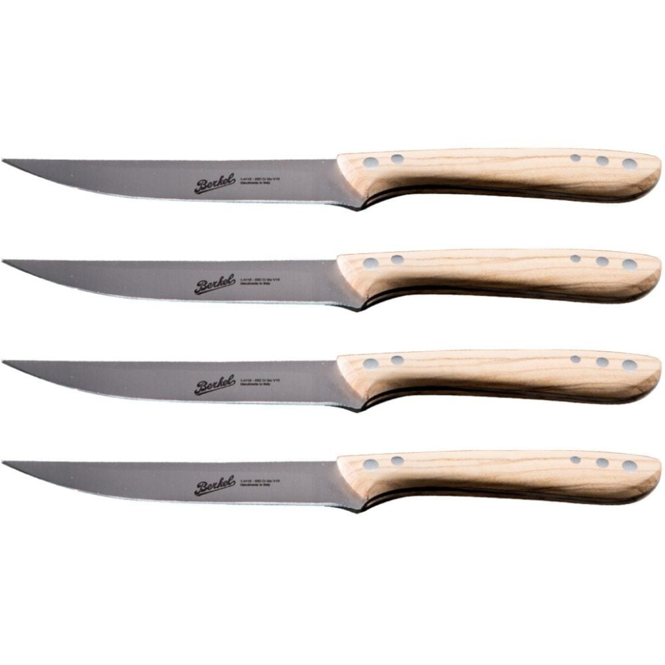 Steakknive, 4-pak, Maxi Olive - Berkel i gruppen Madlavning / Køkkenknive / Kniv-sæt hos The Kitchen Lab (1870-23995)
