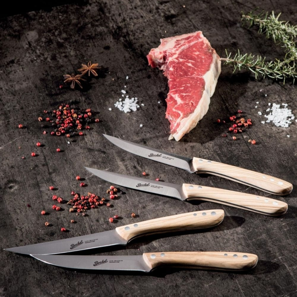 Steakknive, 4-pak, Maxi Olive - Berkel
