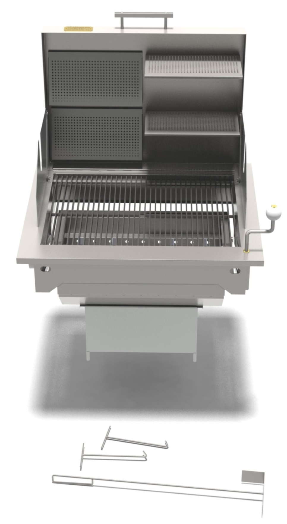 Kulgrill, rustfrit stål - Mälarögrillen Kulgrill, rustfrit stål - Mälarögrillen