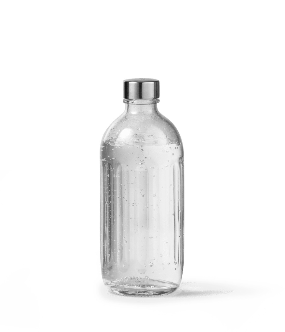 Glasflaske Pro, 800ml - Aarke i gruppen Køkkenmaskiner / Øvrige køkkenmaskiner / Kulsyre maskine hos The Kitchen Lab (1966-26784)