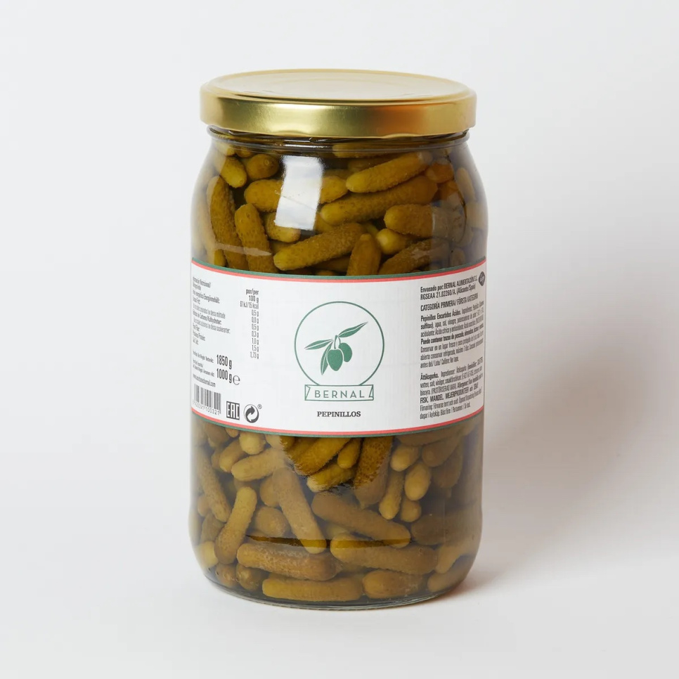 Agurker / Pepinillos , 1,1 kg - Bernal i gruppen Madlavning / Kolonial hos The Kitchen Lab (1971-32721)