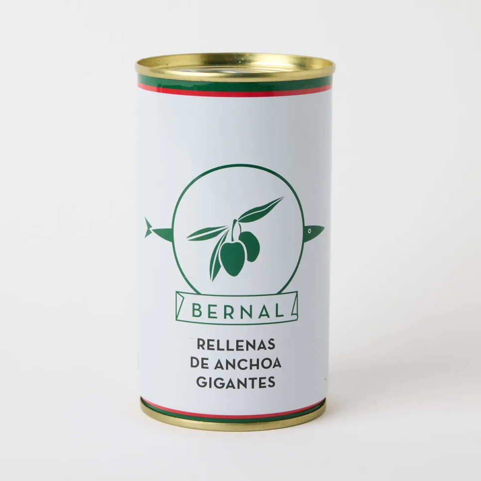 Manzanillaoliven med Ansjos, 150 g - Bernal i gruppen Madlavning / Kolonial hos The Kitchen Lab (1971-35966)