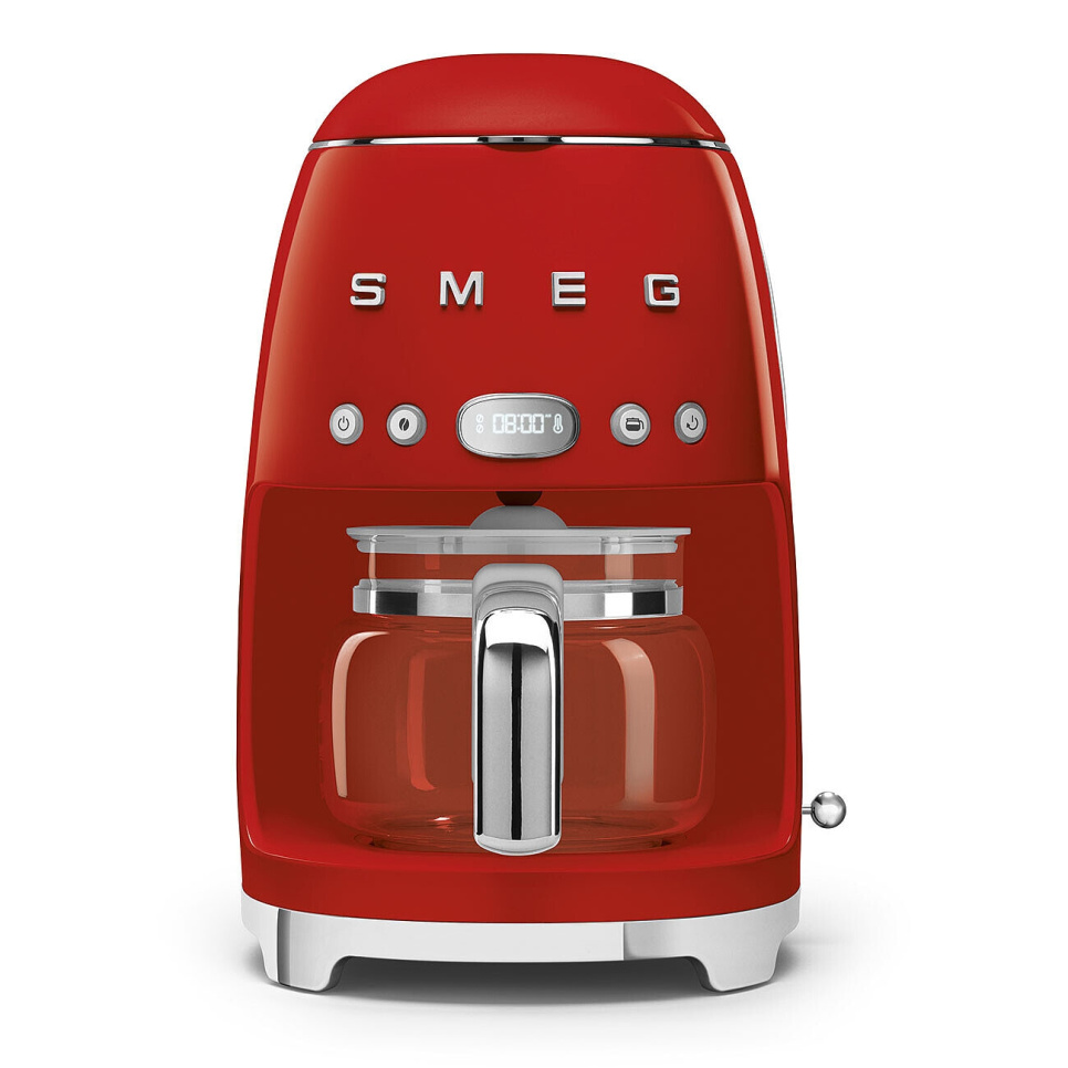 Kaffemaskine, rød - Smeg i gruppen Te & Kaffe / Kaffe brygning / Kaffemaskine hos The Kitchen Lab (1984-24945)