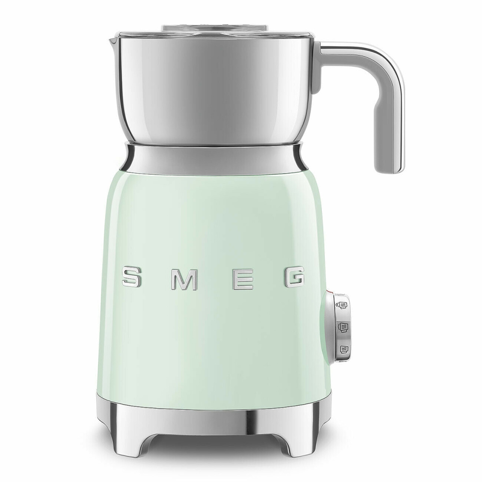 Mælkeskummer, pastelgrøn - Smeg i gruppen Te & Kaffe / Kaffe tilbehør / Mælkeskummer hos The Kitchen Lab (1984-24969)