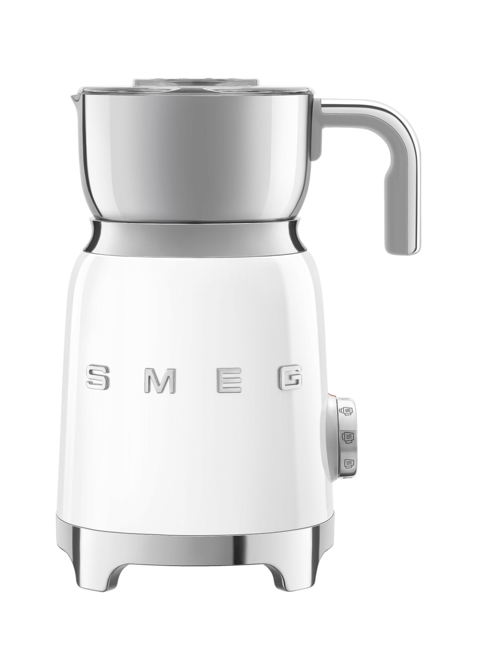 Mælkeskummer, hvid - Smeg i gruppen Te & Kaffe / Kaffe tilbehør / Mælkeskummer hos The Kitchen Lab (1984-24971)
