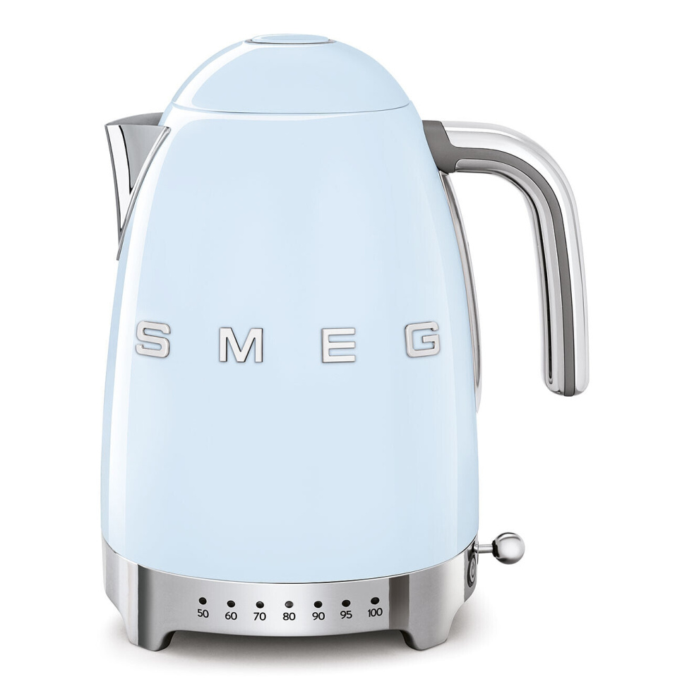 Kedel med temperaturindstilling, Pastelblå - Smeg i gruppen Køkkenmaskiner / Varme & Koge / Kedel hos The Kitchen Lab (1984-24976)