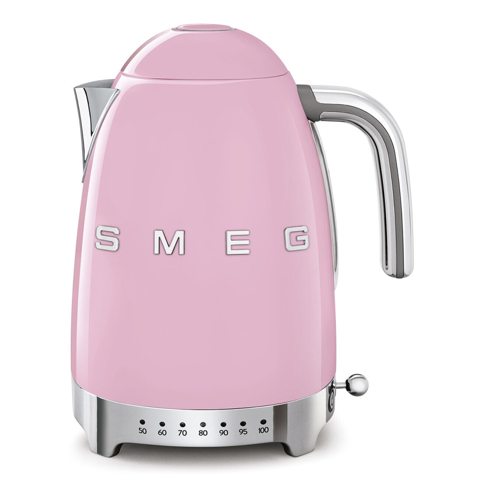 Kedel med temperaturindstilling, Pink - Smeg i gruppen Køkkenmaskiner / Varme & Koge / Kedel hos The Kitchen Lab (1984-24978)