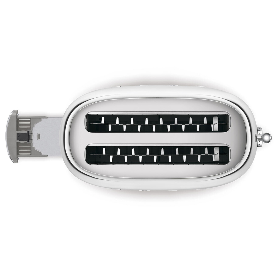 Brødrister, 4 skiver, lange rum - Smeg - Rustfrit stål