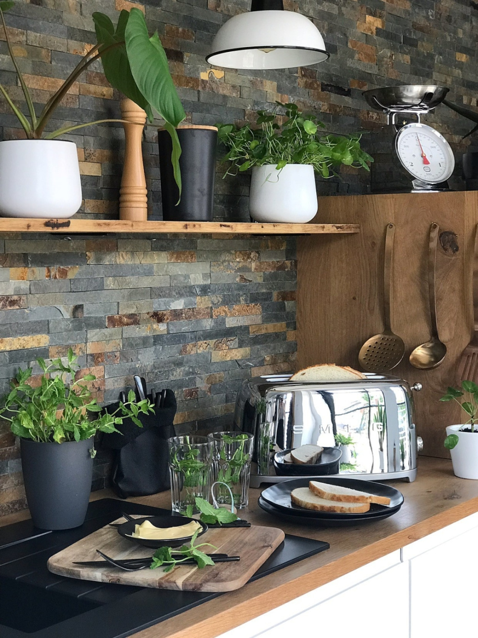 Brødrister, 4 skiver, lange rum - Smeg - Rustfrit stål