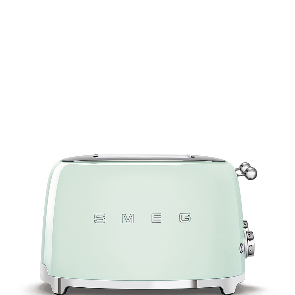 Brødrister, 4 skiver, Pastelgrøn - Smeg i gruppen Køkkenmaskiner / Varme & Koge / Brødristere hos The Kitchen Lab (1984-25013)