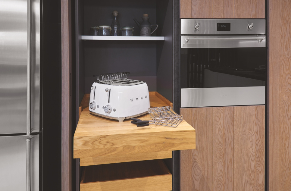 Brødrister, 4 plader, hvid - Smeg