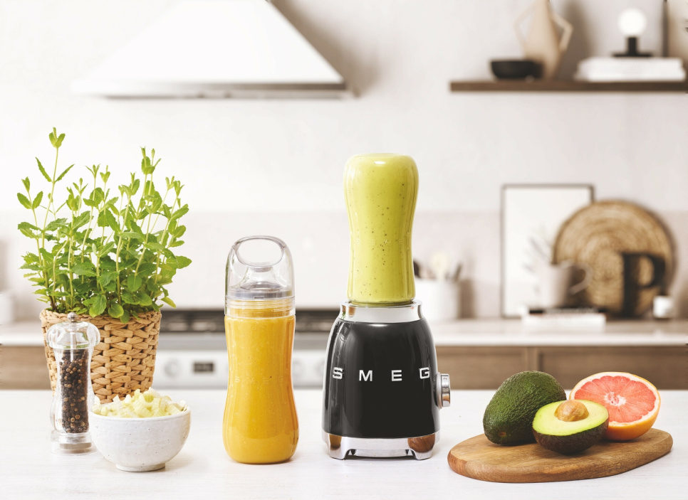 Personlig blender / mini-mixer, sort - Smeg