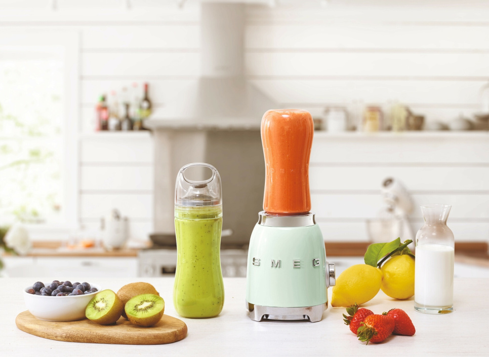 Personlig blender / Mini mixer, Pastelgrøn - Smeg