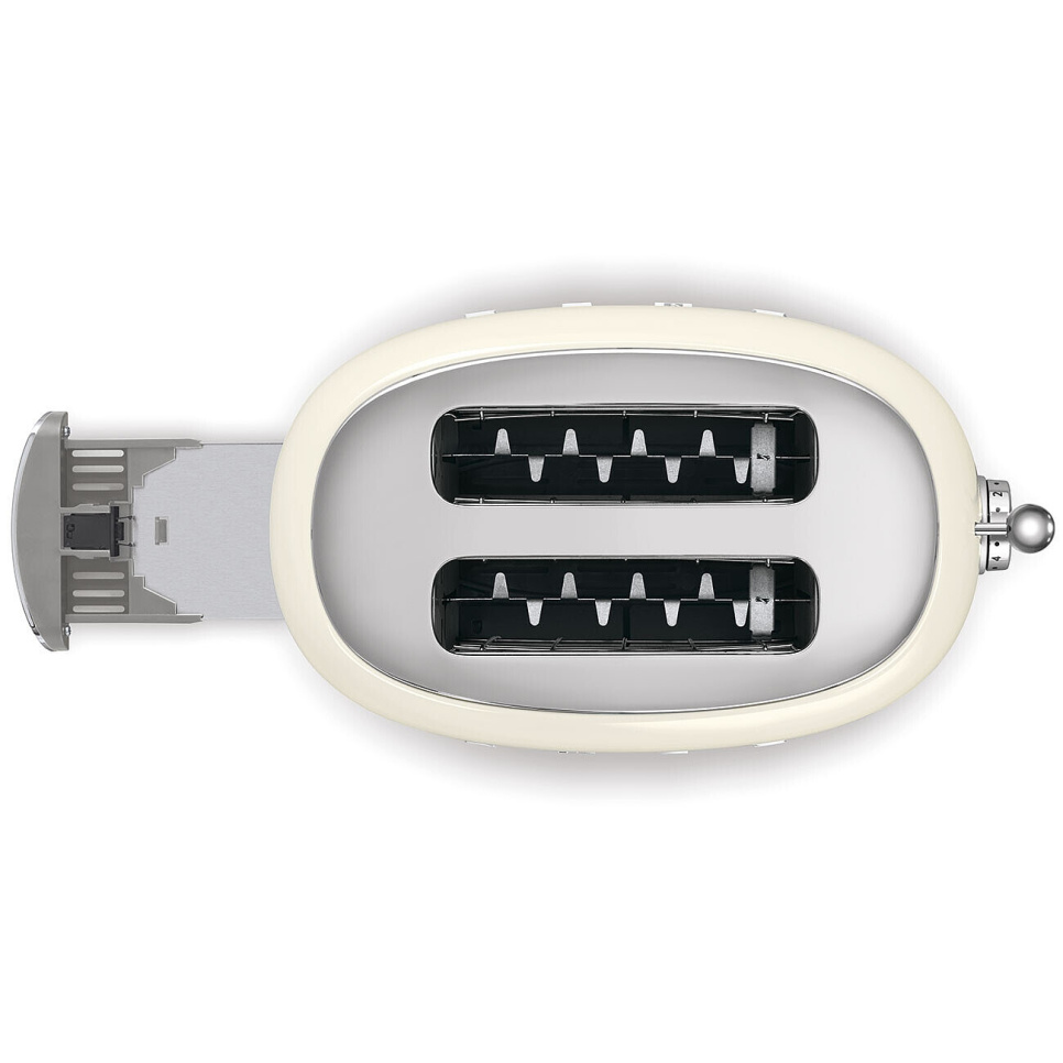 Brødrister, 2 skiver, cremefarvet - Smeg