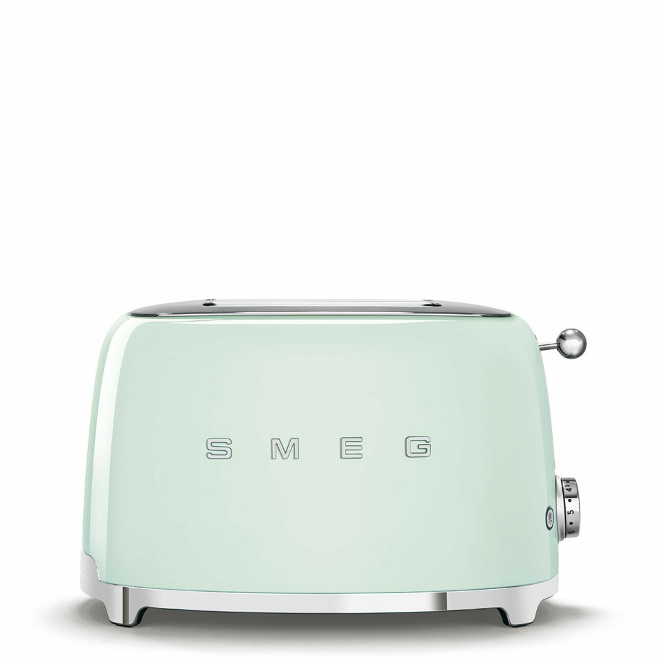 Brødrister, 2 skiver, Pastelgrøn - Smeg i gruppen Køkkenmaskiner / Varme & Koge / Brødristere hos The Kitchen Lab (1984-31476)