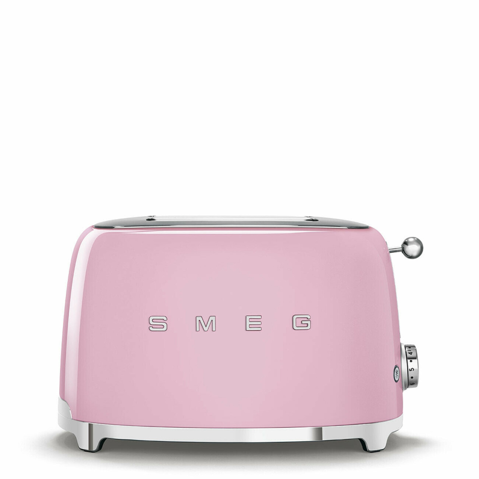 Brødrister, 2 skiver, pink - Smeg i gruppen Køkkenmaskiner / Varme & Koge / Brødristere hos The Kitchen Lab (1984-31477)