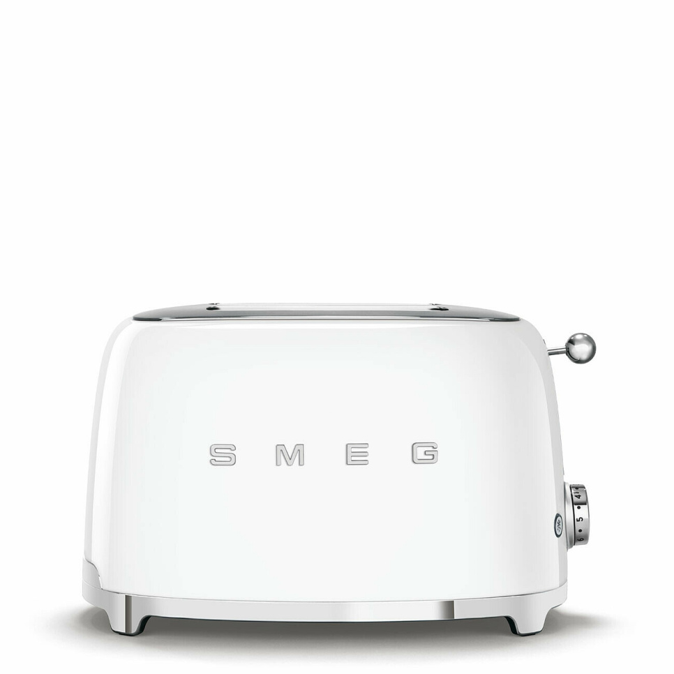 Brødrister, 2 plader, hvid - Smeg i gruppen Køkkenmaskiner / Varme & Koge / Brødristere hos The Kitchen Lab (1984-31478)