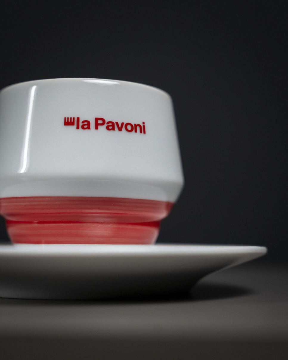 Cappuccinokopper med underkopper, 4-pak - La Pavoni