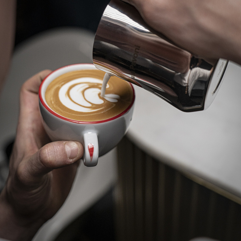 Cappuccinokopper med underkopper, 6-pak - La Pavoni