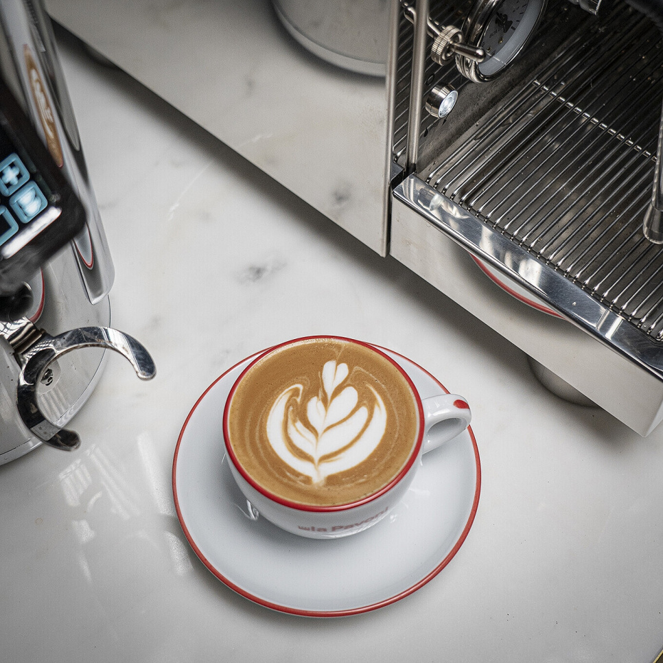 Cappuccinokopper med underkopper, 6-pak - La Pavoni