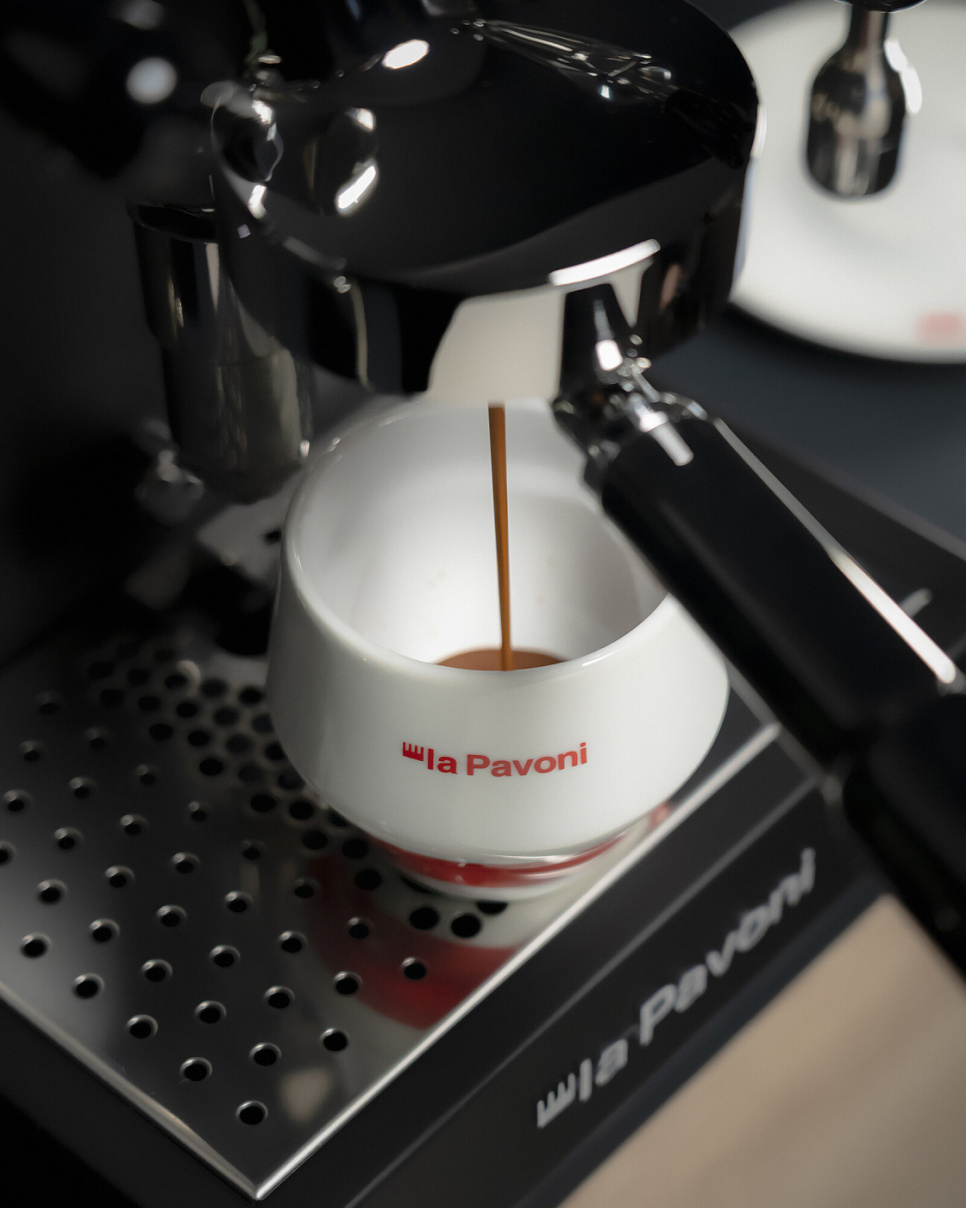 Cappuccinokopper med underkopper, 4-pak - La Pavoni