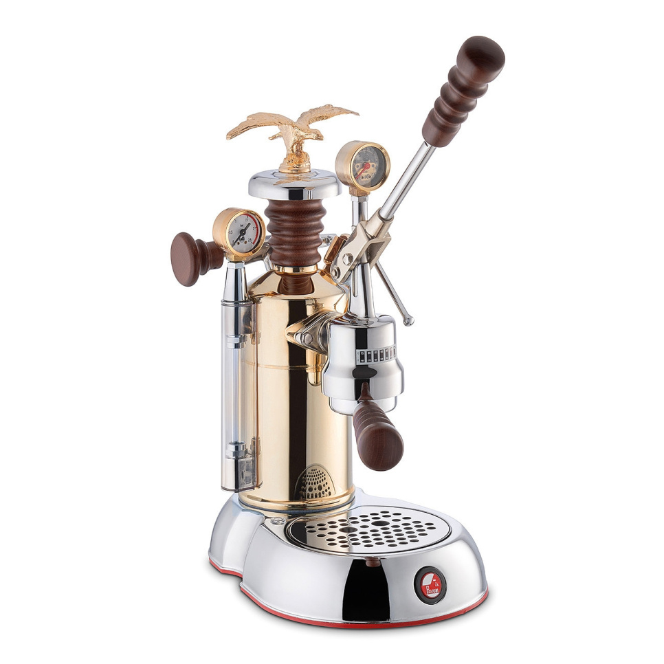 Retro manuel espressomaskine, Esperto Competente, guld - La Pavoni i gruppen Te & Kaffe / Kaffe brygning / Espressomaskiner hos The Kitchen Lab (1984-31505)