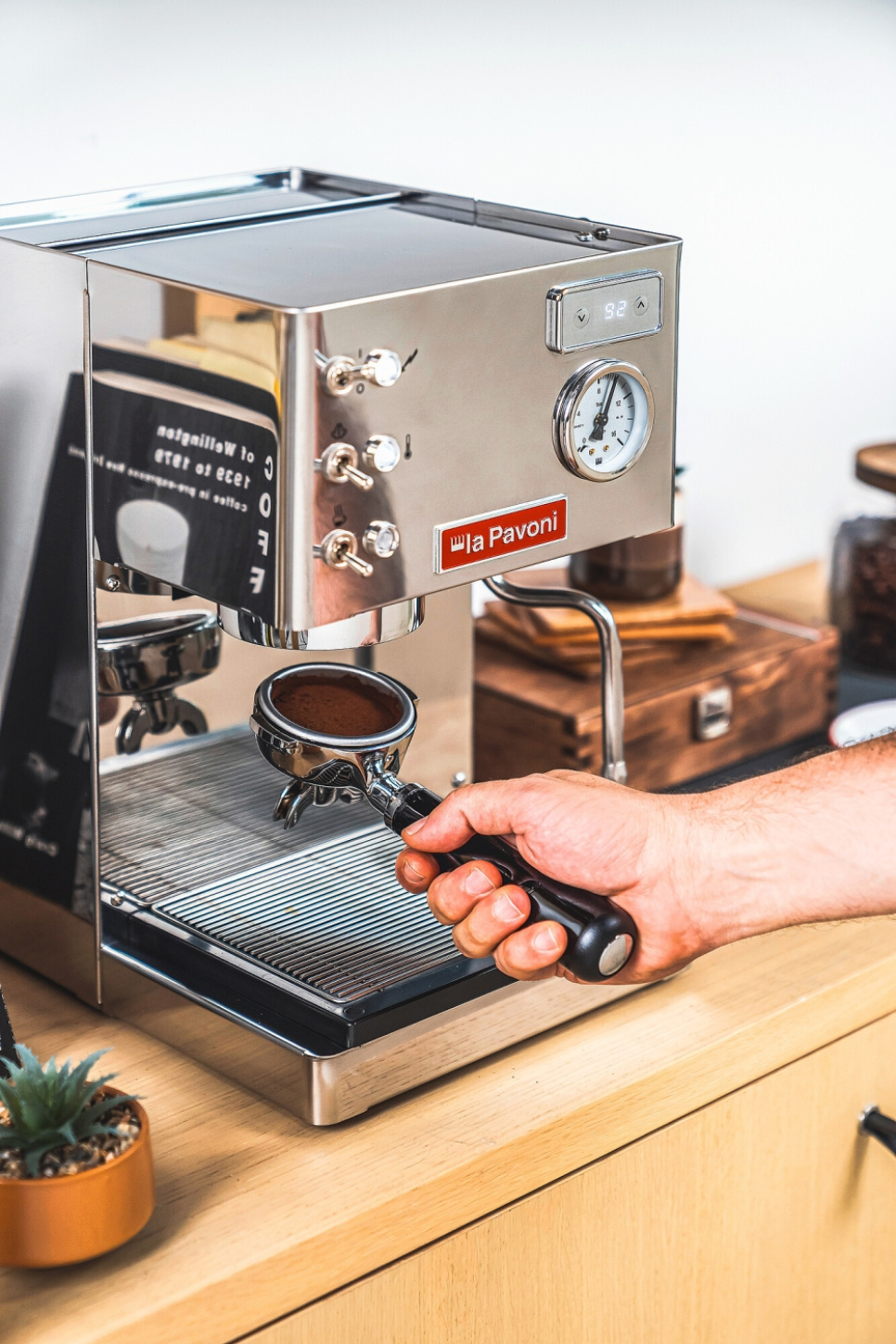 Espressomaskine Casa Bar Pid, krom - La Pavoni