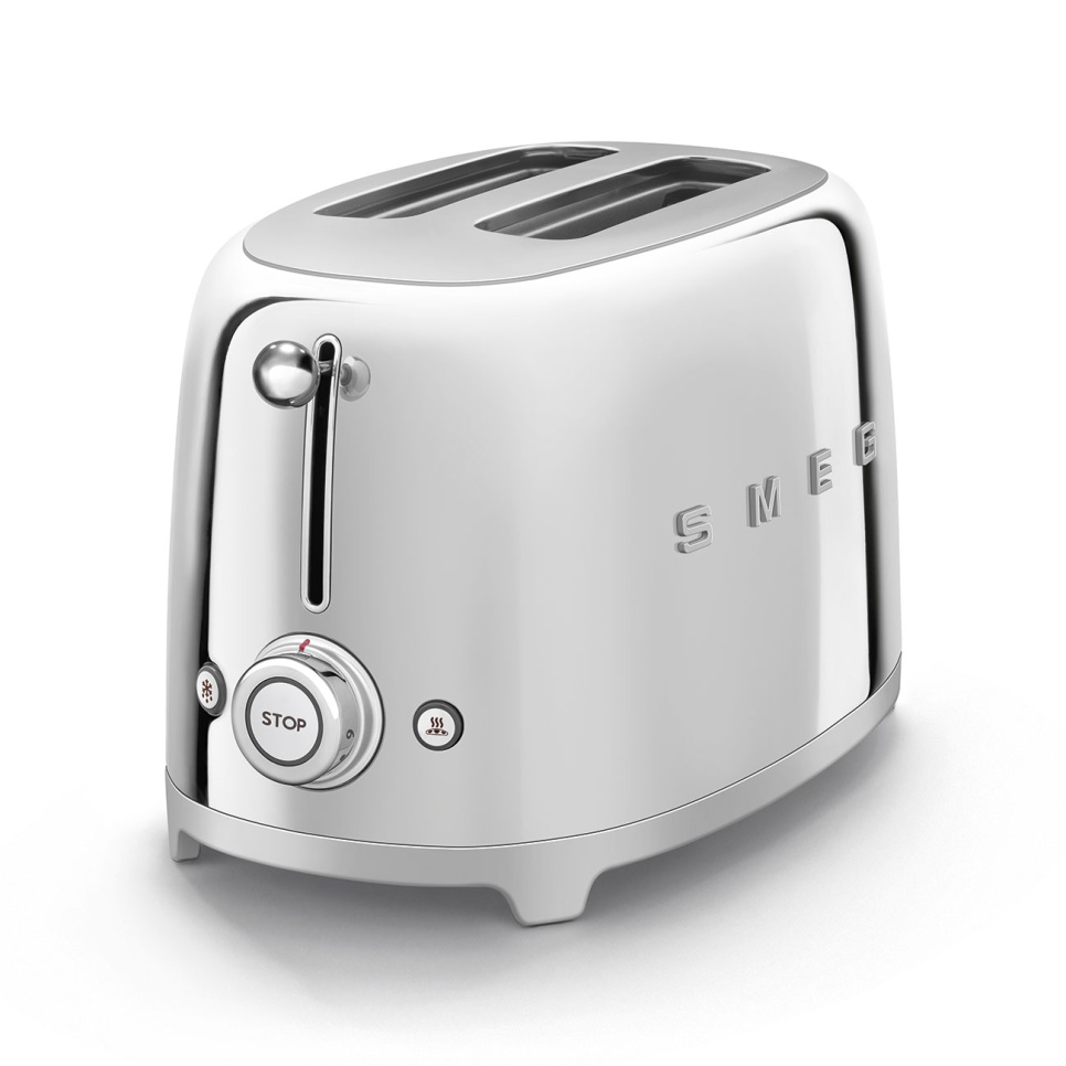 Brødrister, 2 skiver, krom - Smeg Brødrister, 2 skiver, krom - Smeg