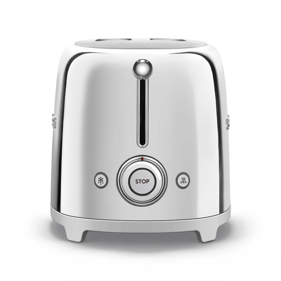 Brødrister, 2 skiver, krom - Smeg Brødrister, 2 skiver, krom - Smeg